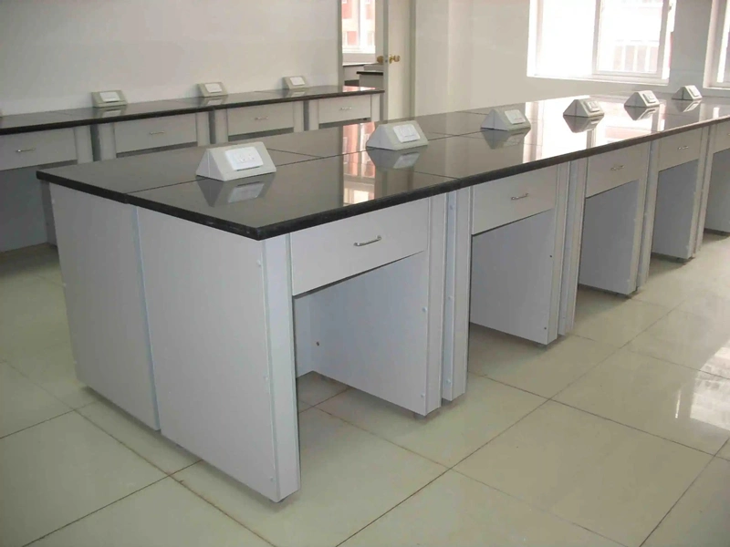 Laboratory Industrial Anti-Vibration Granite Stable Mable Top Balance Table Used in Physisc Lab