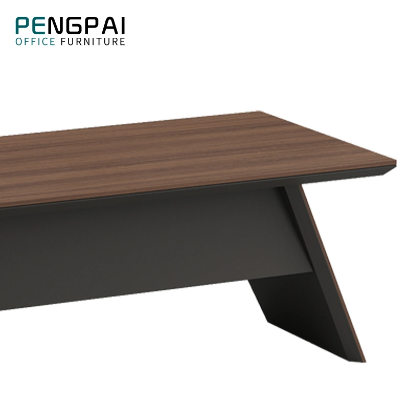 Pengpai Executive Modular Table Office Hotsale Functional Executive Table Specifications with Oblique Legs