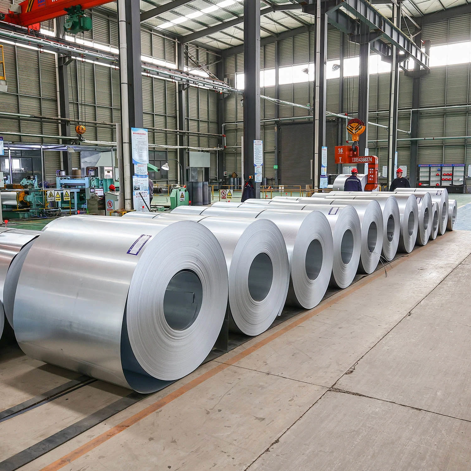 0.12-6.0mm Rolled Galvanized Steel PPGI Aluminum Galvalume Color Coated Steel Coil