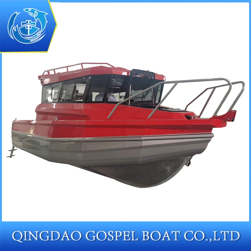 Luxury Aluminum Speed Boat with Cabin for Patrol Using