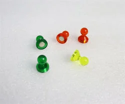 Acrylic Colorful Fridge Office Plastic Magnetic Neodymium Small Push Magnets Pin