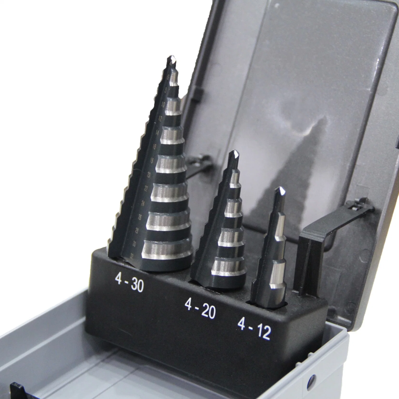 جودة عالية من جولدمون، درجة عالية من الجودة، 6 درجات من اللقمة الخاصة بتمارين اللياقة HSS Cobalt Step Drill Bit SET M35 لـ Metal