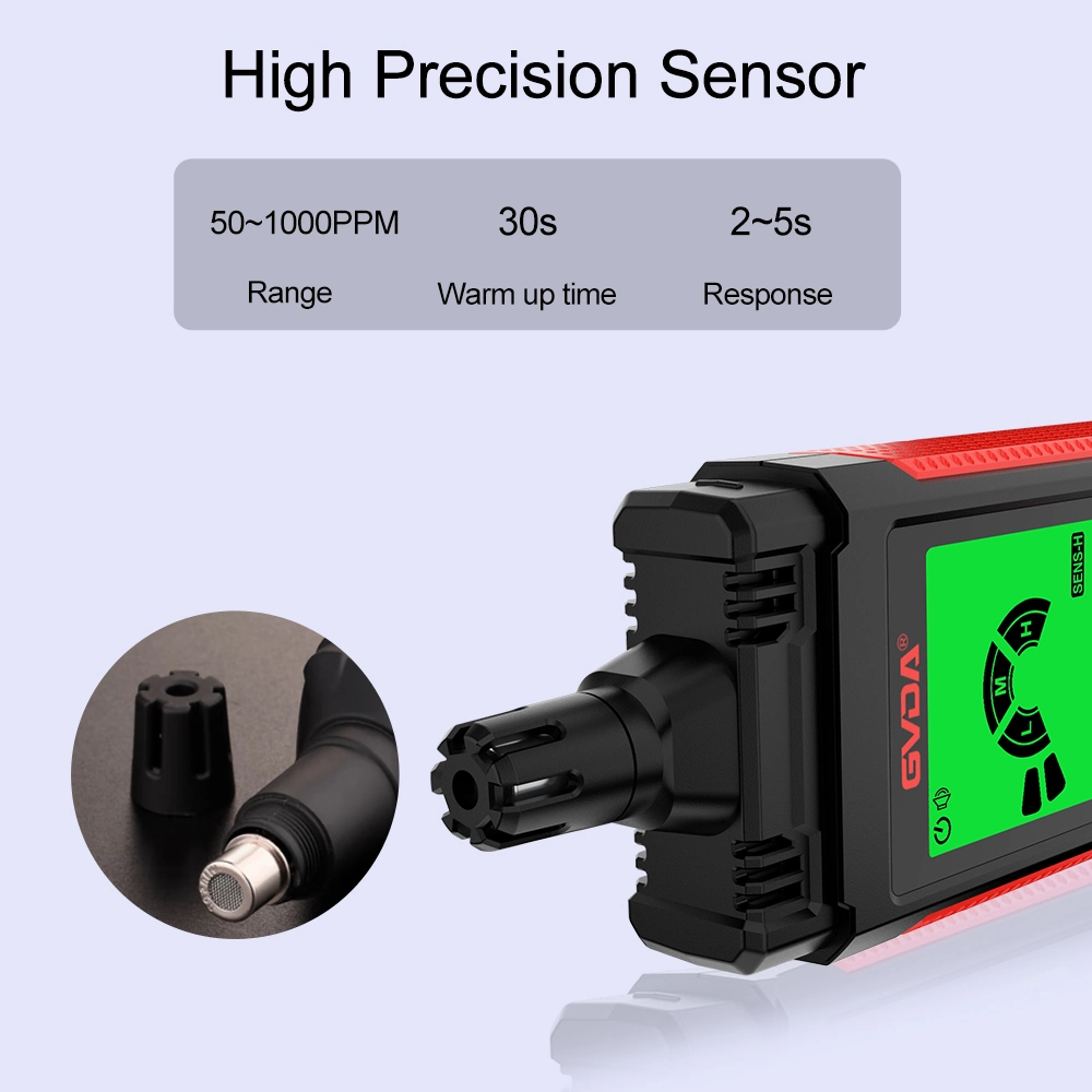 Detector de Vazamento de Gás Natural com alarme visual e audível para localizar fugas de gases combustíveis como o gás natural, gás propano para casa e RV