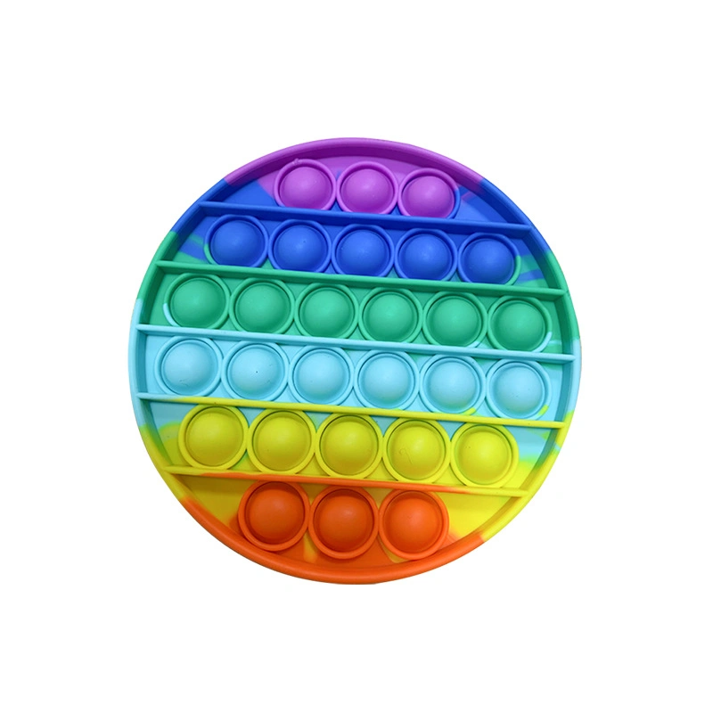 Fidget juguetes sensoriales Bubble Popper de malla de Alivio de tensión de inserción de silicona Pack divertido juego de juguetes Fidget