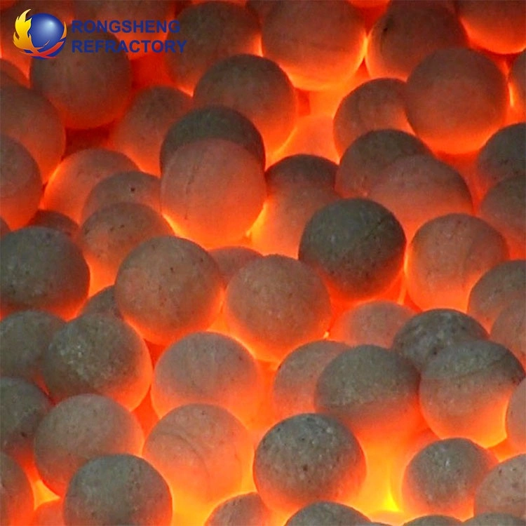 Heat Storage Alumina Grinding Refractory Balls for Hydrogenation Shift Furnace