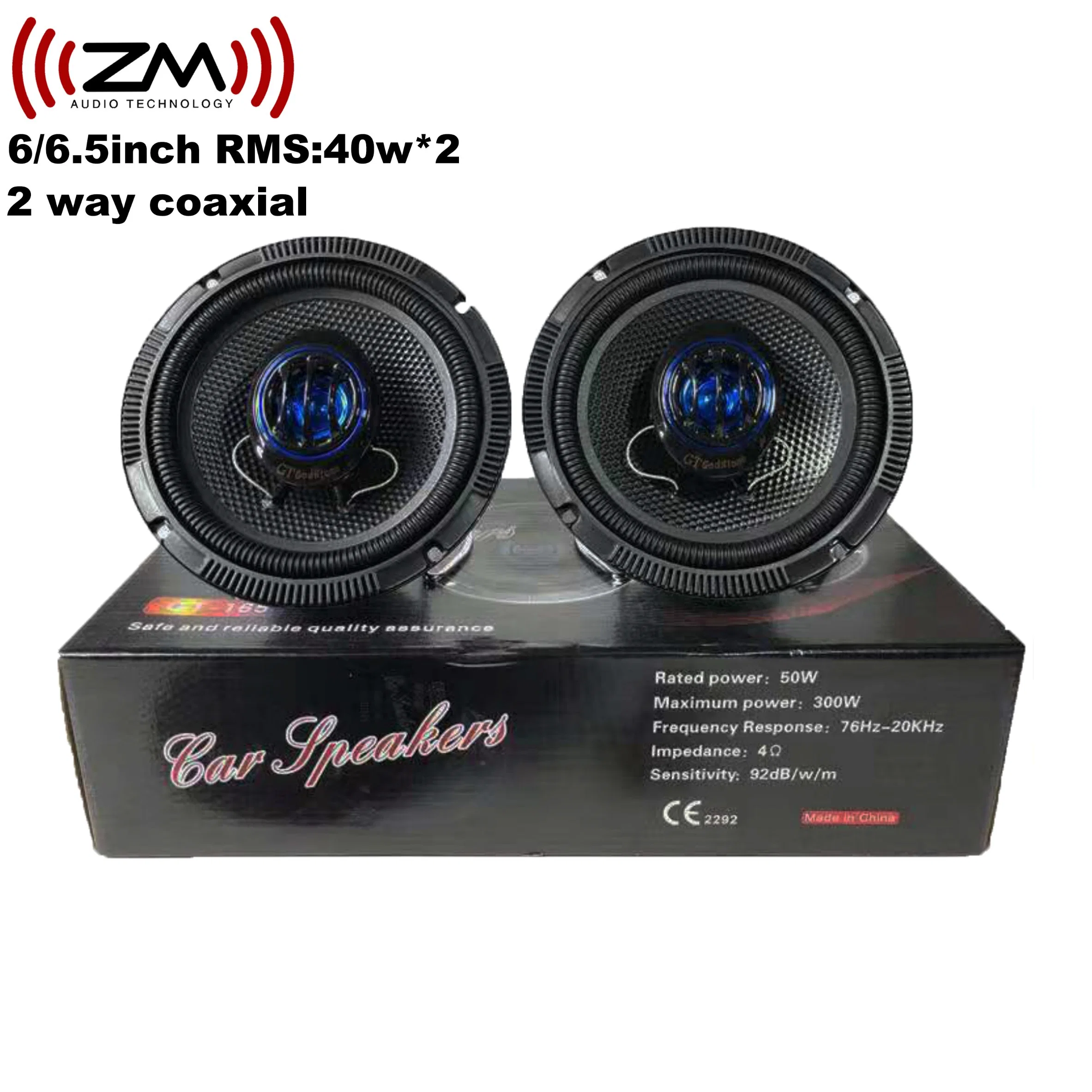 Car Speakers Audio System Professional RMS 50W 6" 2 Way Coaxial