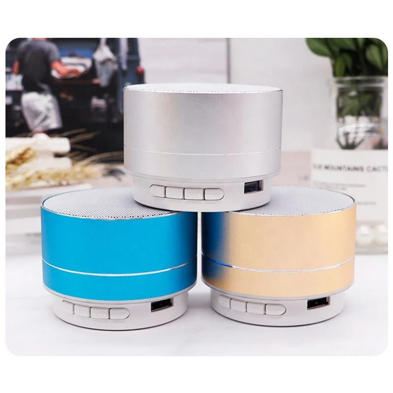 Gift Mobile Computer Mini Speaker Outdoor Luminous Smart Wireless Bluetooth Metal Speaker