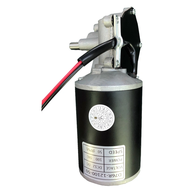 Factory Sale 12V DC Motor with Worm Gear Speed Reducer