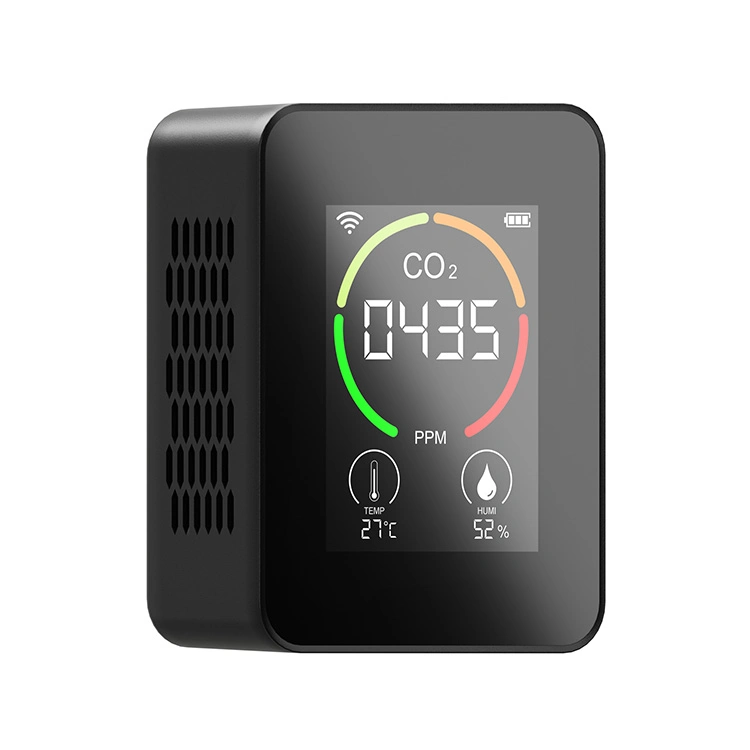 Monitor de poluição do ar de desktop para CO2 Pm2.5 Medidor de dióxido de carbono do Sensor de CO2 Pm2.5 Detector para o sistema de monitorização da qualidade do ar