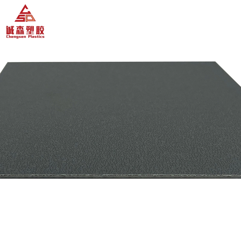 1mm 2mm 3mm Textured Black ABS Material Plastic Sheet for Vacuum Forming