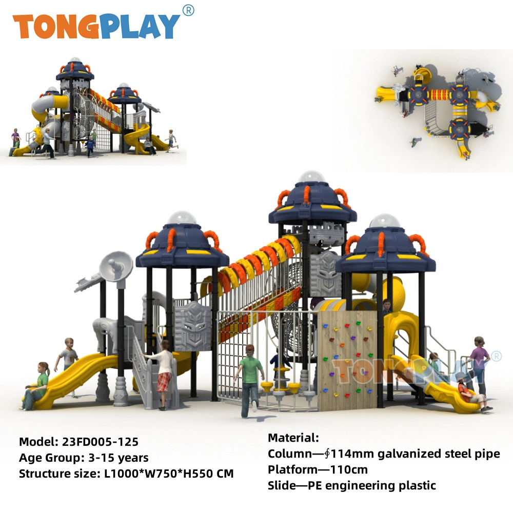 Kommerzielle Kinder Plastic Slide Vergnügungspark Schulspiel Spielplatz Spielzeug