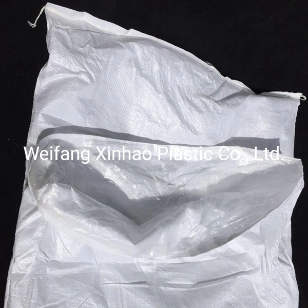 White Color PP Woven Bags Plastic Packing Bag 50kg 30kg 25kg