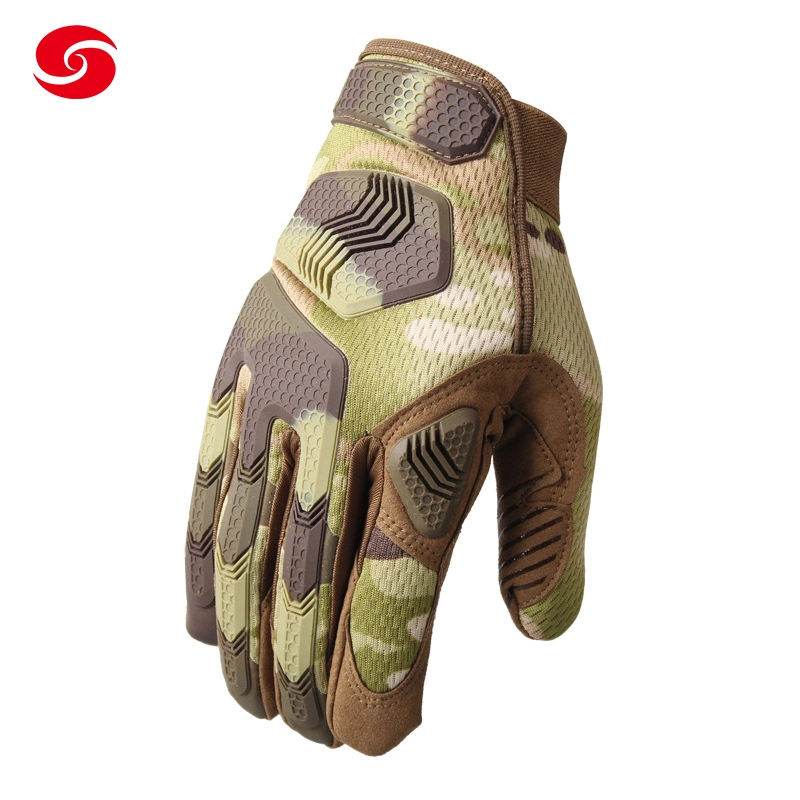 Full Finger Camouflage Military Sport Gloves for Man