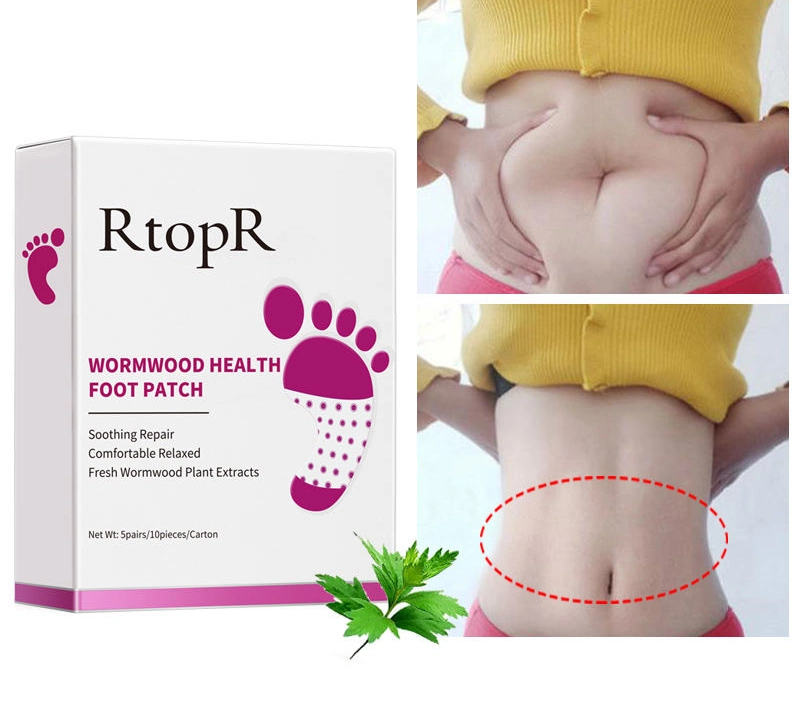 Herbal Beleza Wormwood Detox pé Patch aliviando a fadiga do pé Detox Pés de apoio para a saúde Produtos de cuidados médicos