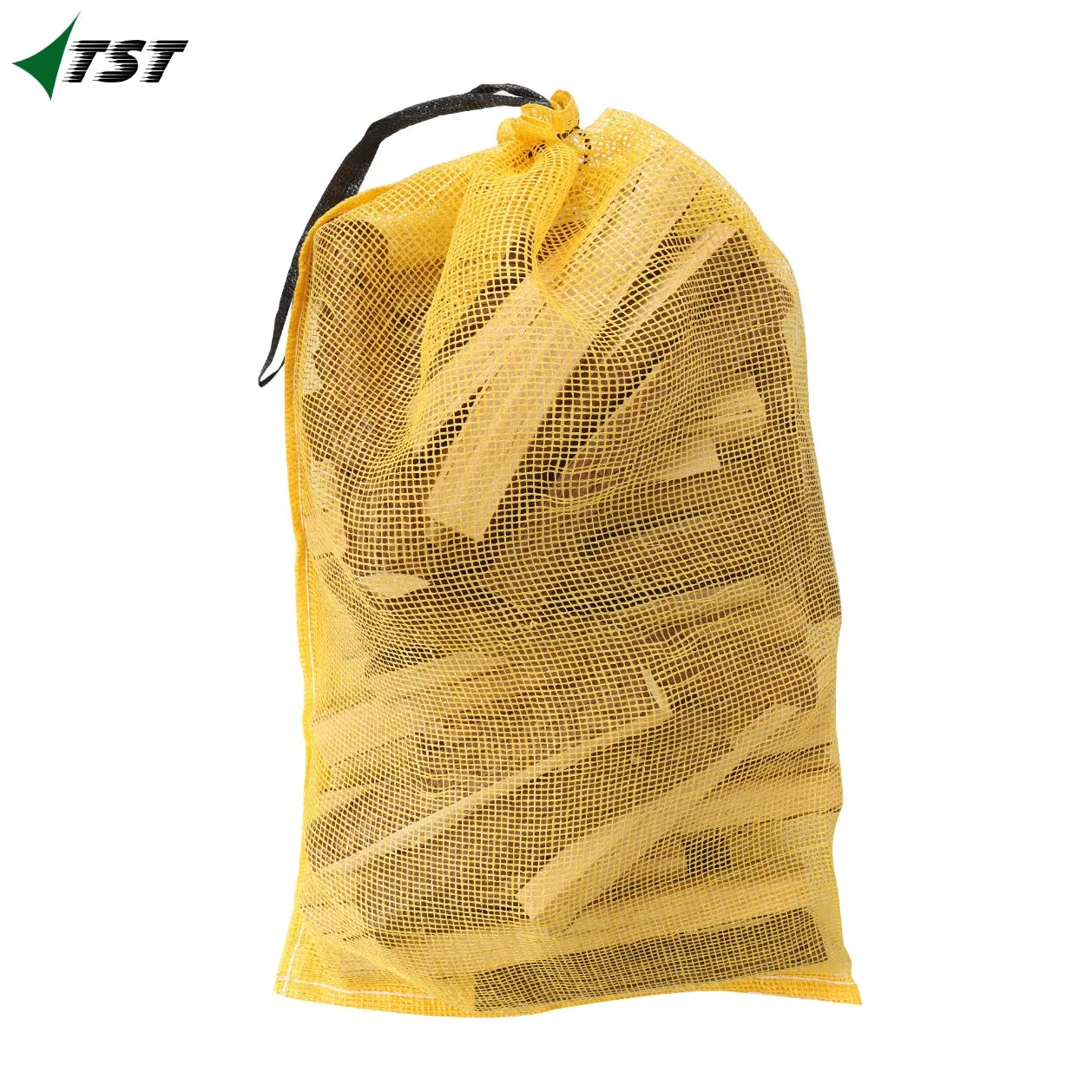 Saco de malha para lenha 40L 60L 80L 1000L PP Leno para criança que se acende Sacos de malha Wood Log Net Sacks