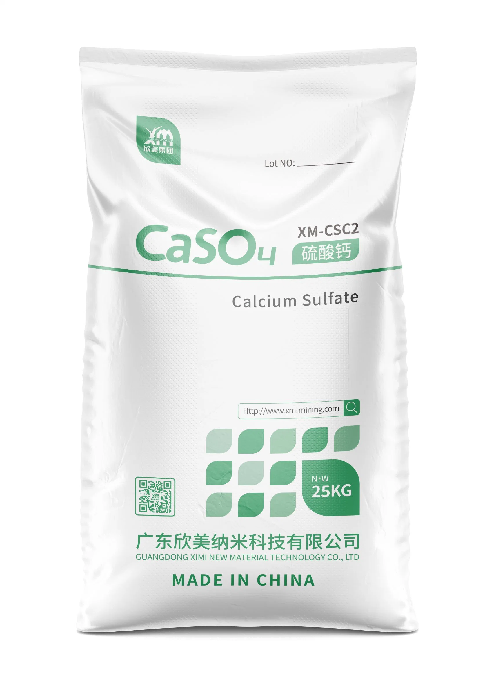 Caso4 Calcium Sulphate HS 2833299090 for Rubber Paint Plastic Application