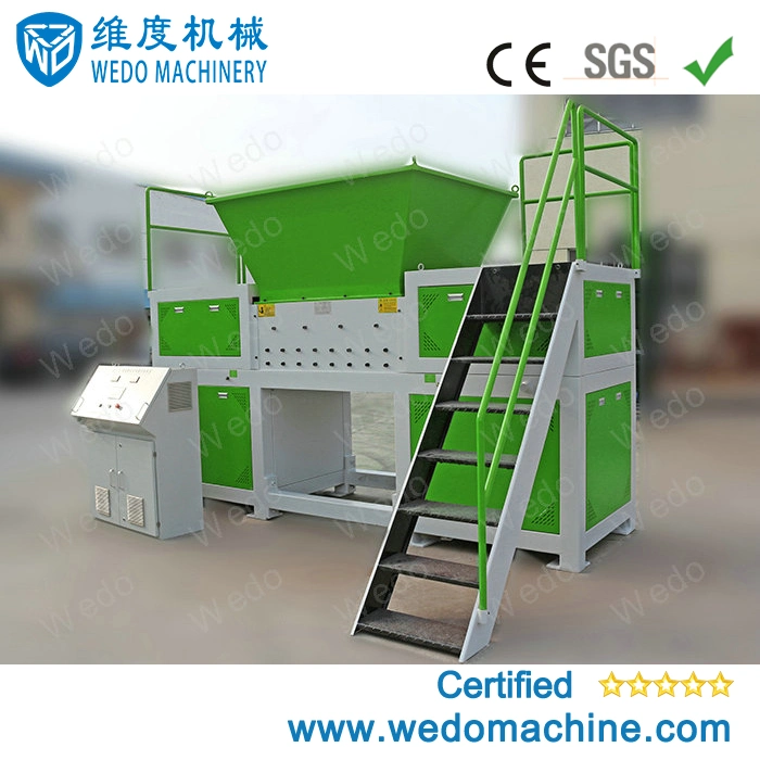 2022 Big Discount The Last Year Excellent Technology Double Shaft Plastic Wood Film Tyre Tire Paper Plastic Shredder Machine