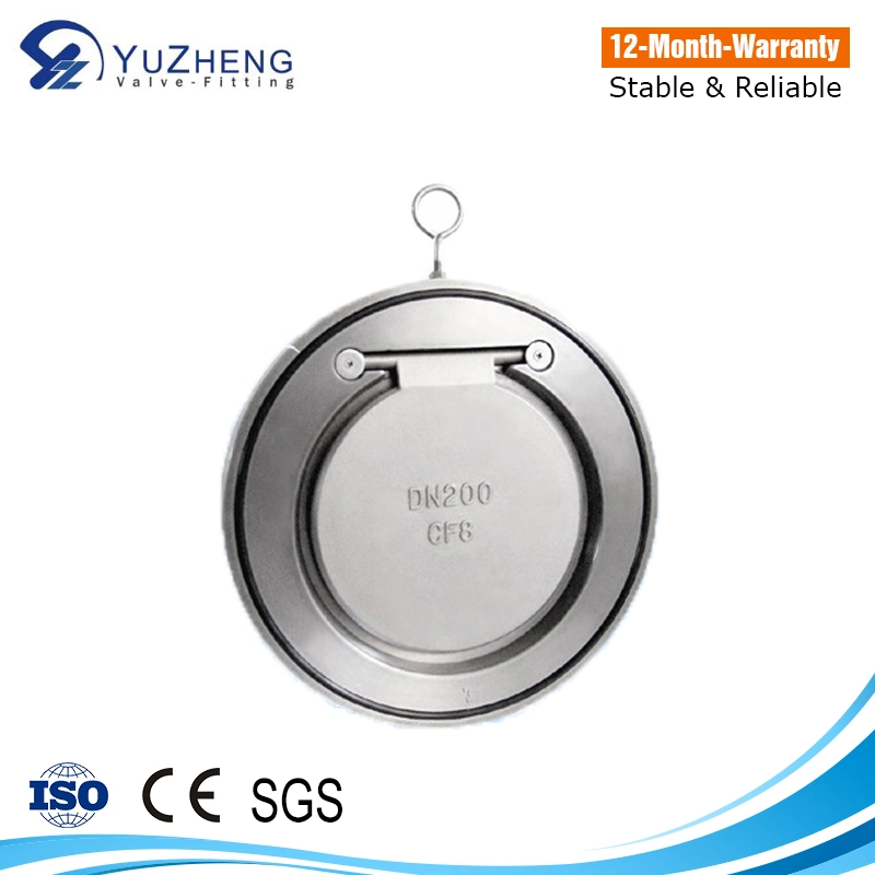 Stainless Steel JIS5K/10K H74 Single Disc Non Return Wafer Check Valve