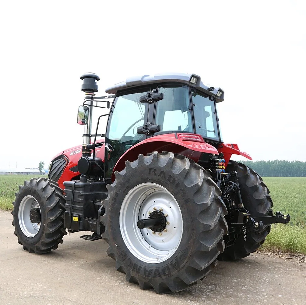 Landmaschinen Big Tractor 4WD 240hp Landmaschinen Traktor Weit verbreitet in Farm / Orchard mit Kabine verwendet