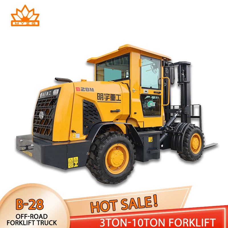 Mingyu Warehouse Equipment Heavy Duty for Sale Rough Terrain Trucks 3ton Diesel Forklift Truck