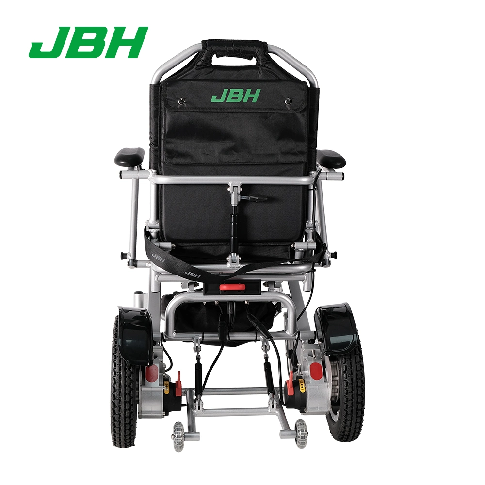 Foot Pedal Adjustable Aluminium Power Folding Wheelchair with Lithium Battery