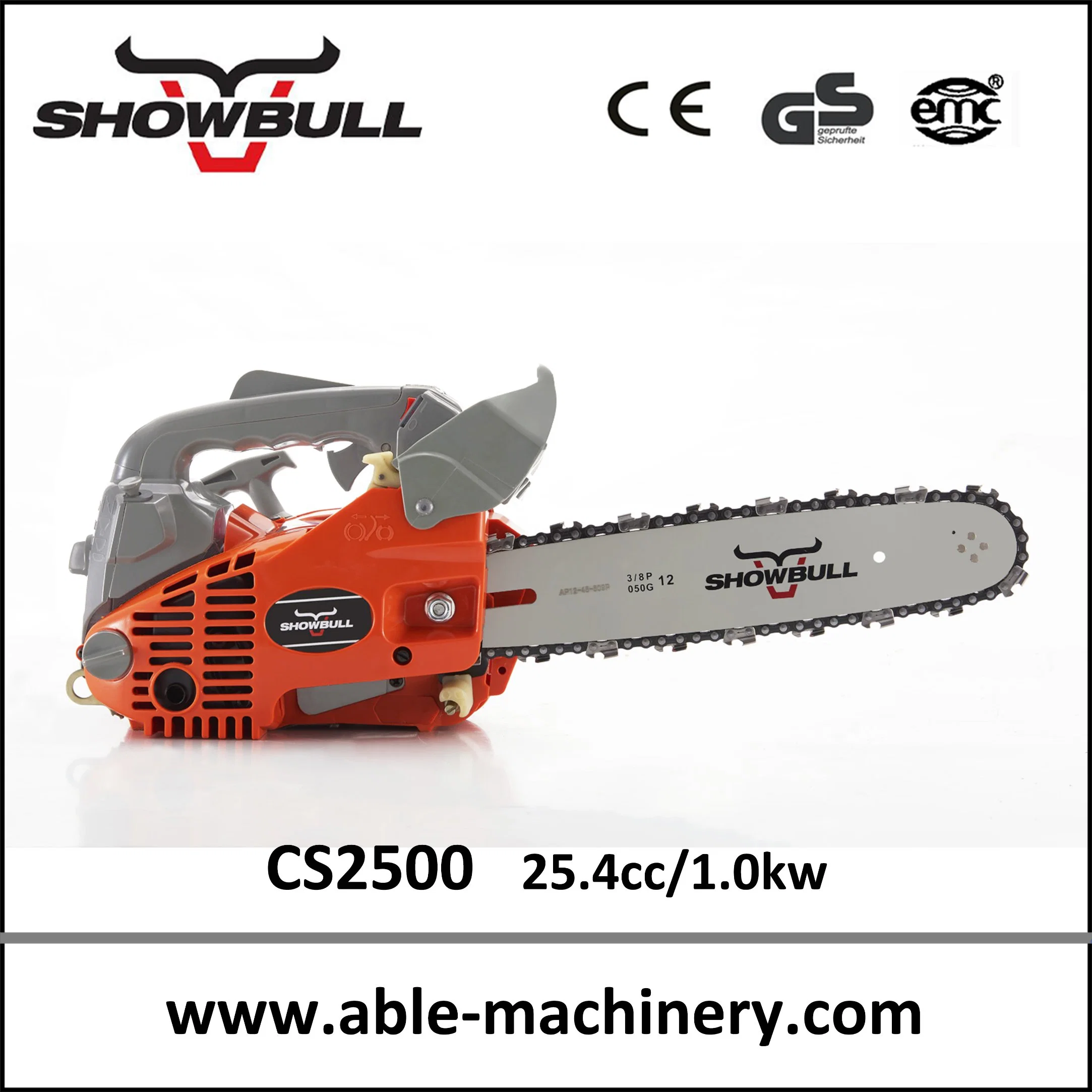 La agricultura herramientas de jardín 25cc ligero de madera portátil Máquina de corte Chainsaw