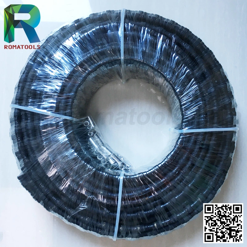 Diamond Wire Saw for Hard Stone /Sharp Cutting Quarry Use with Electroplate
