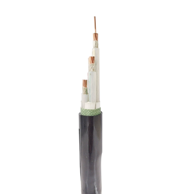 Conductor de cobre de 0.6/1kv Zbn-Yjv ignífugo ignífugo aislamiento XLPE Funda de PVC de cable de alimentación eléctrica