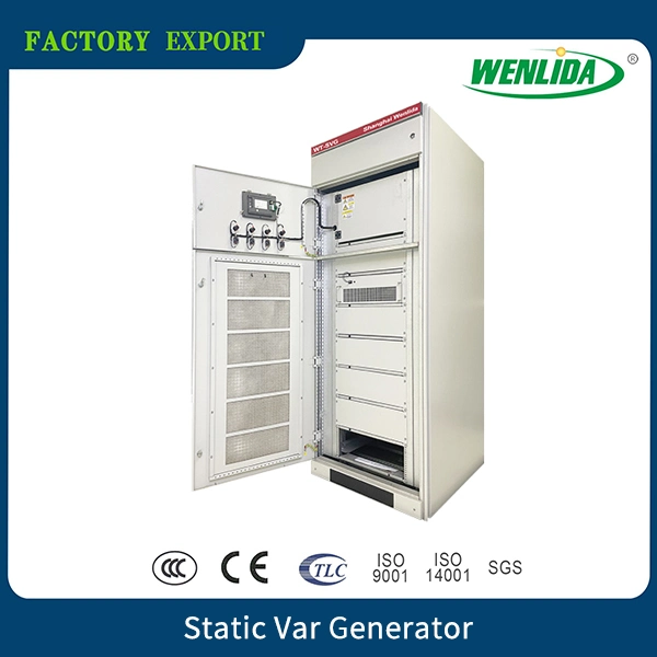 600kVA 400V Three Phase Low Voltage Reactive Power Compensation Compensator Static Var Generator Svg with Harmonic Filtering for Lead Acid Battery Manufacturing