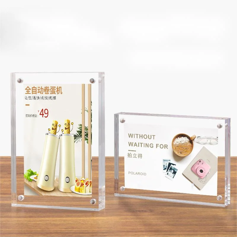 Manufacturers Custom Clear A3 Acrylic Photo Frame Wholesale Sublimation A4 Magnetic Acrylic Photo Frames