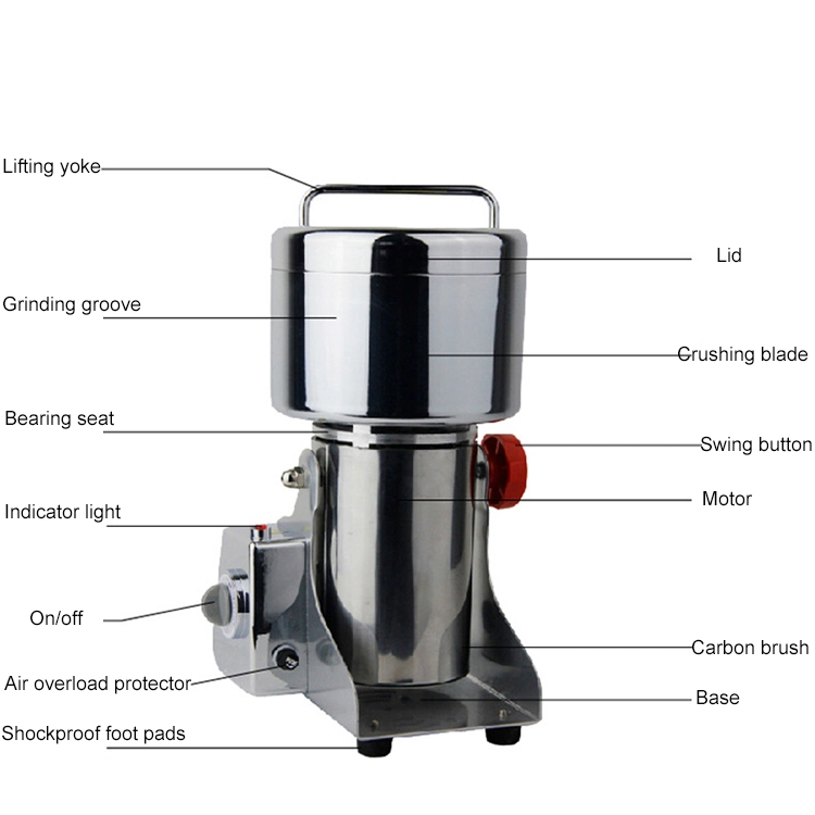 Mini Profession Automatic Home Use Spice Grinding Machine Peper Chili Grinder Machine