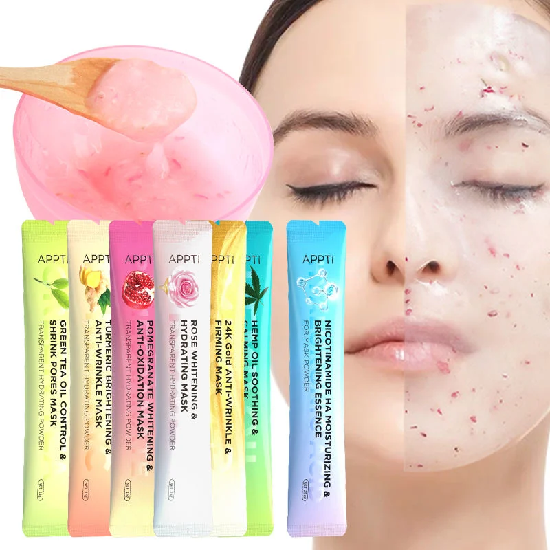 Peel off Facial Whitening Hydrojelly Rose Jelly Mask Powder