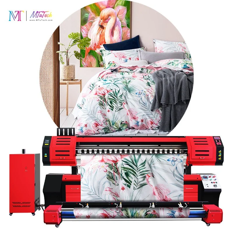 Multi-Colour Press Large Format Pigment Machine digital textile printing for fabric