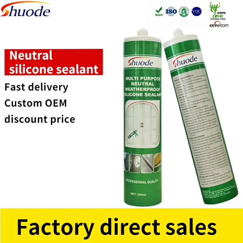 300ml Netural Fast Dying Liquid Fire Rated Adhesive Silicon Sealant