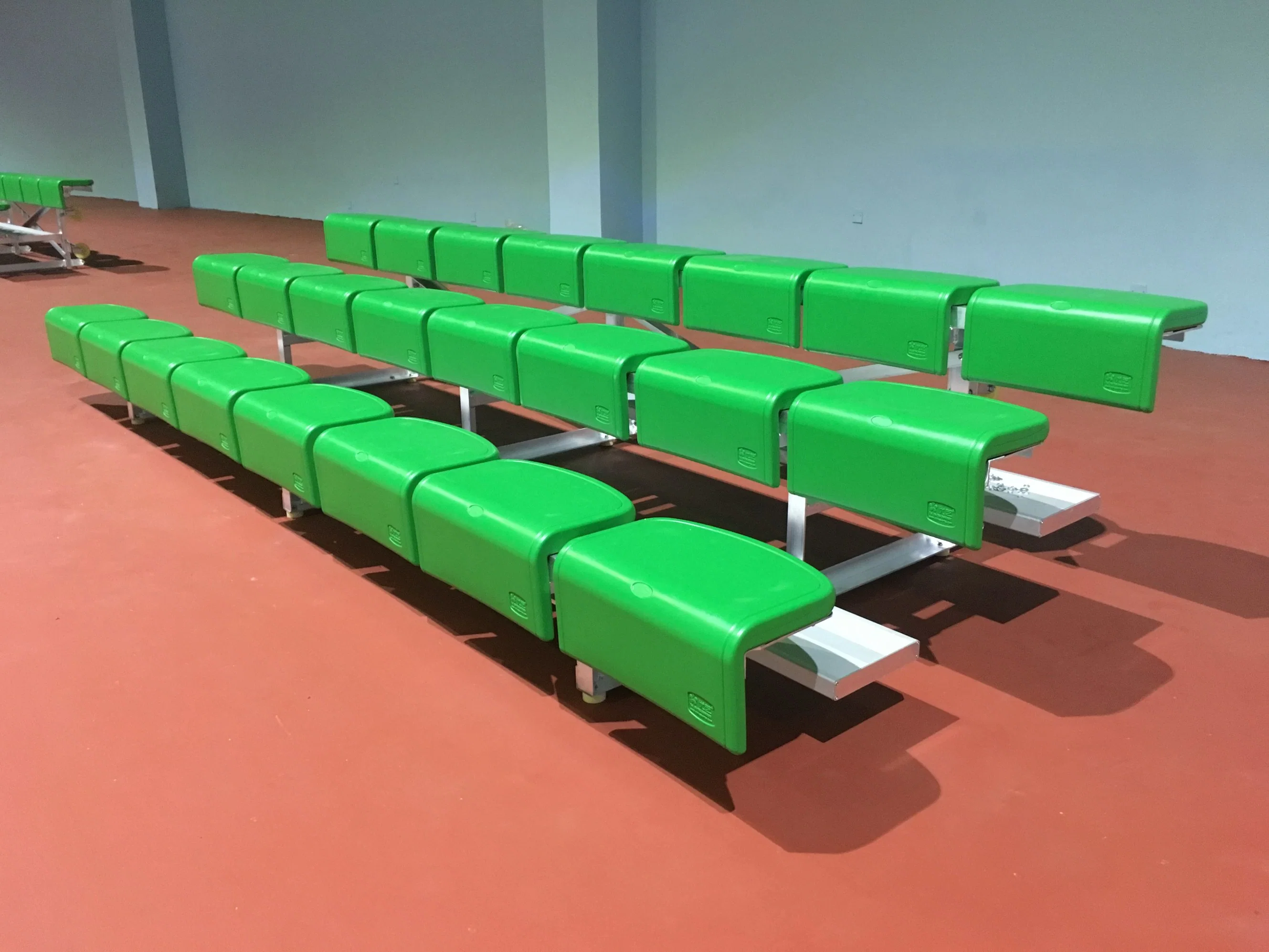 Aluminum Grandstand Spectator Bench Non-Corrosion Movable Bleachers for Stadium Field