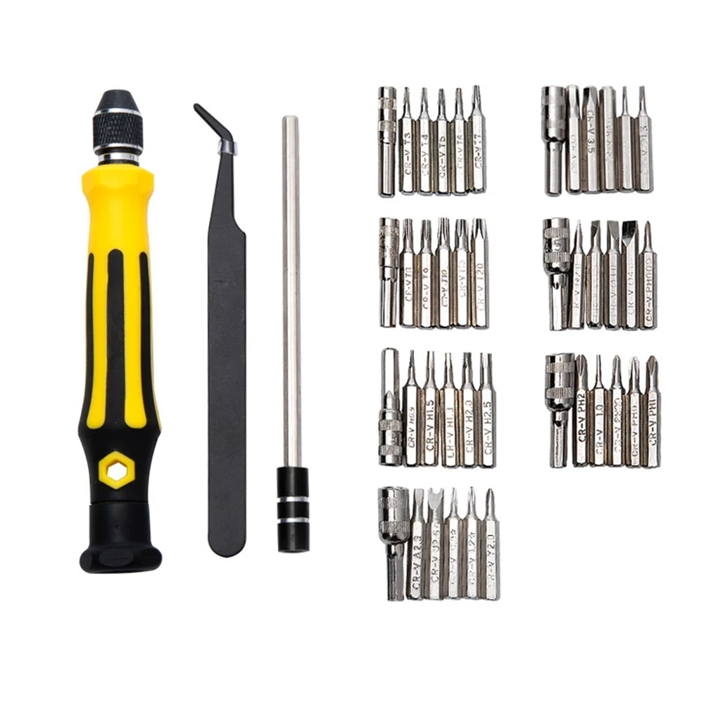 45 in 1 Telecommunications Watch Repair Tool Combination Multi-Purpose Screwdriver Screwdriver Set