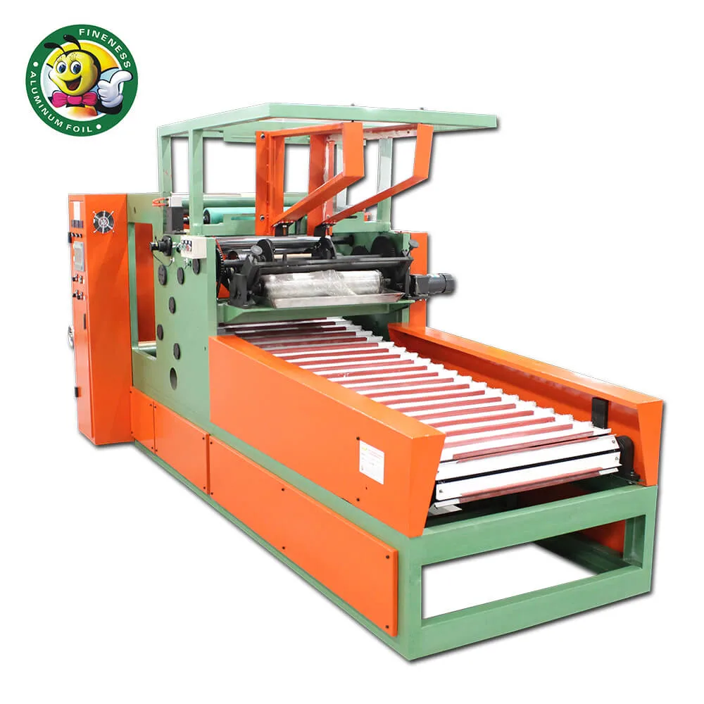 Semi-Auto Aluminium Foil Cutting Machine Manufacturer Low Price Metal Aluminium Foil Equipment