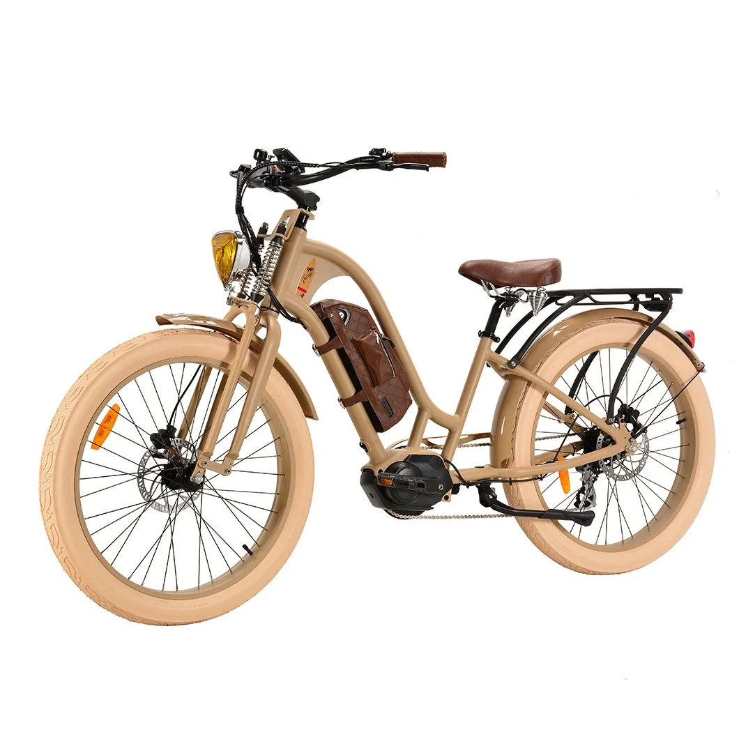 2023 Mid Drive Motor Electric Bike Beach Crusier Ebike