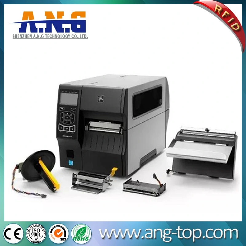 طابعة Zt411 Passive RFID Printer Desktop Industrial UHF Label الحرارية طابعة الرمز الشريطي