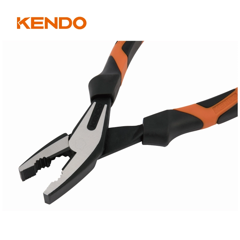 Kendo Best Sale Professional High Leverage CRV Combination Plier for Cutting 8"/200mm