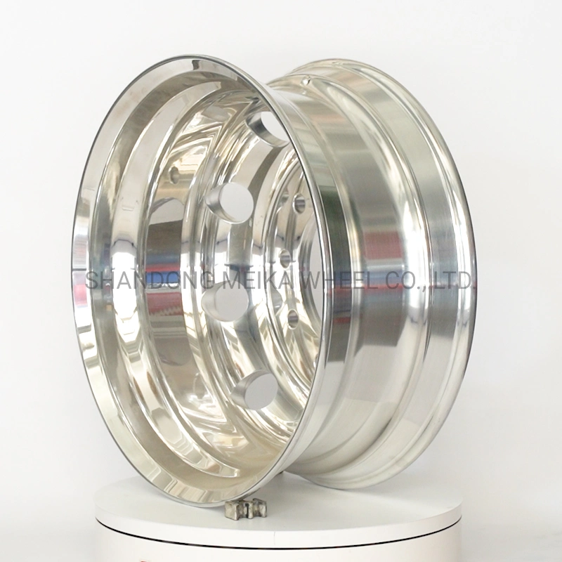 Roues ou jantes en aluminium forgé poli 22.5X9.0 pour camions lourds Chariot