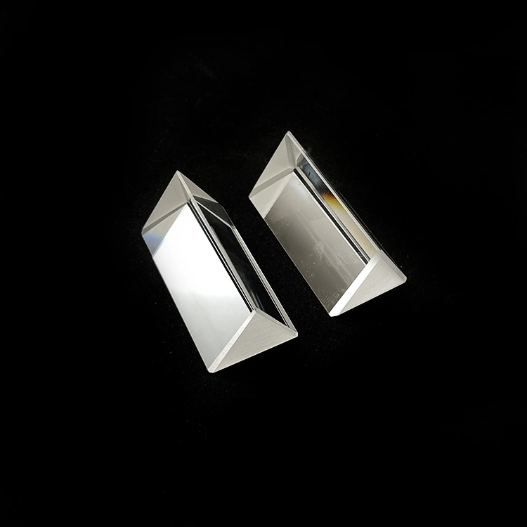 5mm Cristal óptico 45degree Prisma triangular de ángulo recto