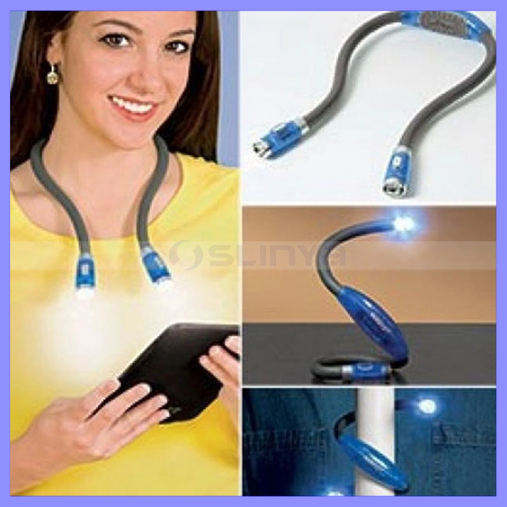 4 X 7lm Super Bright Flood&Spot LED Car Repair Light Hands Free Neck Light Hug LED Light