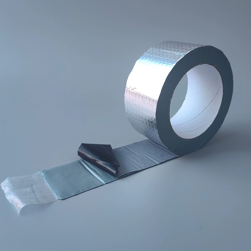 Lead The Industry Golden Supplier Waterproof Aluminium Foil Butyl Tape with Rubber Non-Woven Fabrics, PE Film