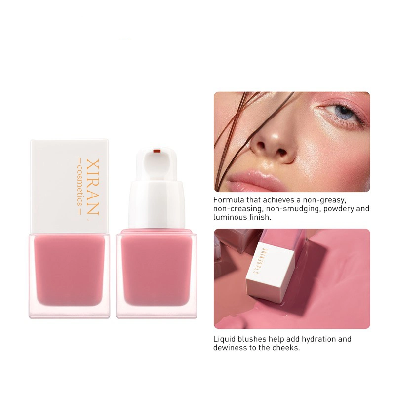 El matiz cosméticos personalizados Blush colorete líquido de larga duración