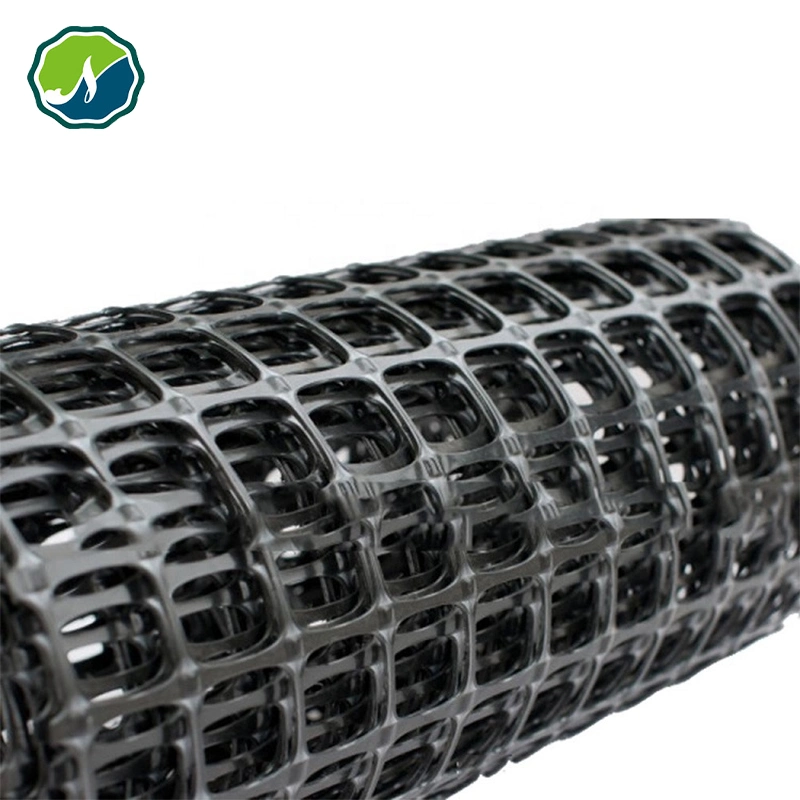 Asphalt Reinforcement Fiberglass Uniaxial Flexible Geogrid Artificial Railway Geo Grid