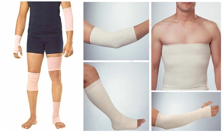 Top Selling Bandage Pure Cotton Elastic Surgical Hemostatic Custom Size Tubular Bandage