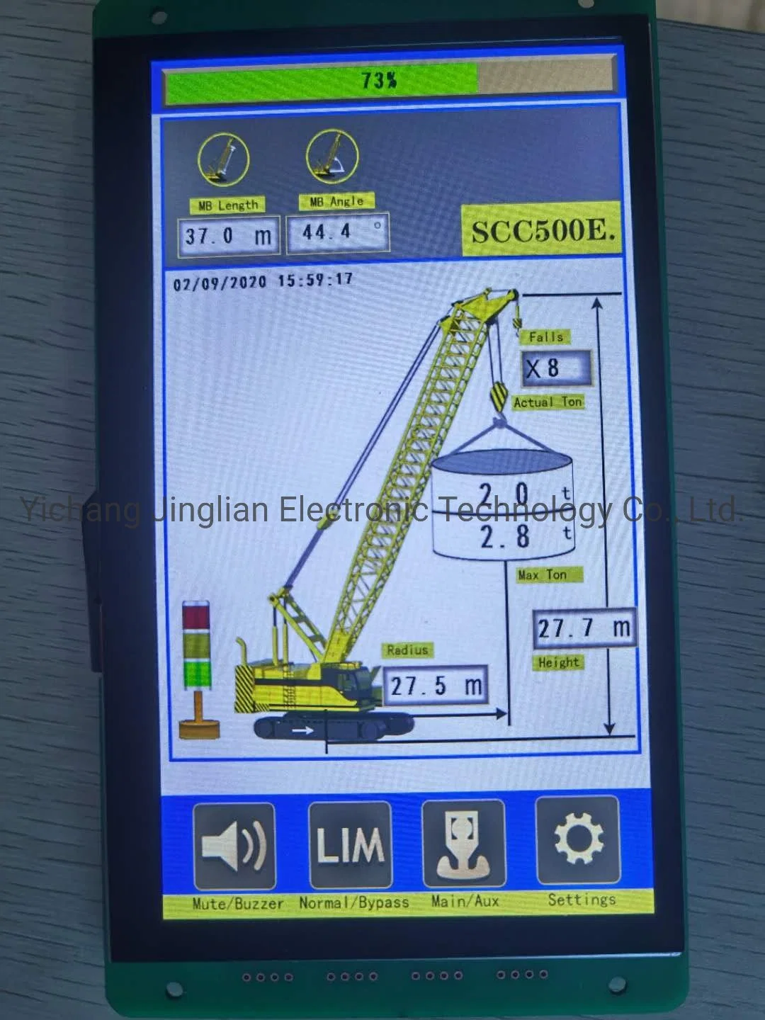 Robway Replacement Load Moment Indicator Safe Load Indicator Fix on Crawler Cranes