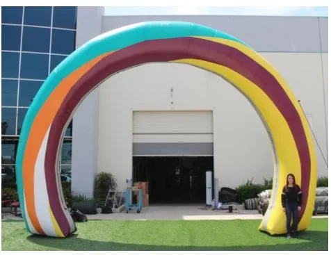 2023 New Custom Inflatable Arch with Beer Bottles Rocking Rock