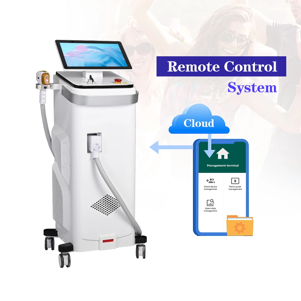 2023 Ice Cube Df Laser Painless High Power 3 Wavelengths Diode Laser Hair Removal for Sale OEM Renting System 755nm 808nm 1064nm